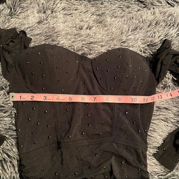 Privy Studded Rhinestone Dress- Size Medium - Picture 6 of 8